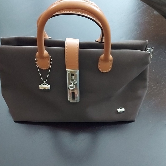 La Bagagerie Leather Trim Satchel - Picture 2 of 6